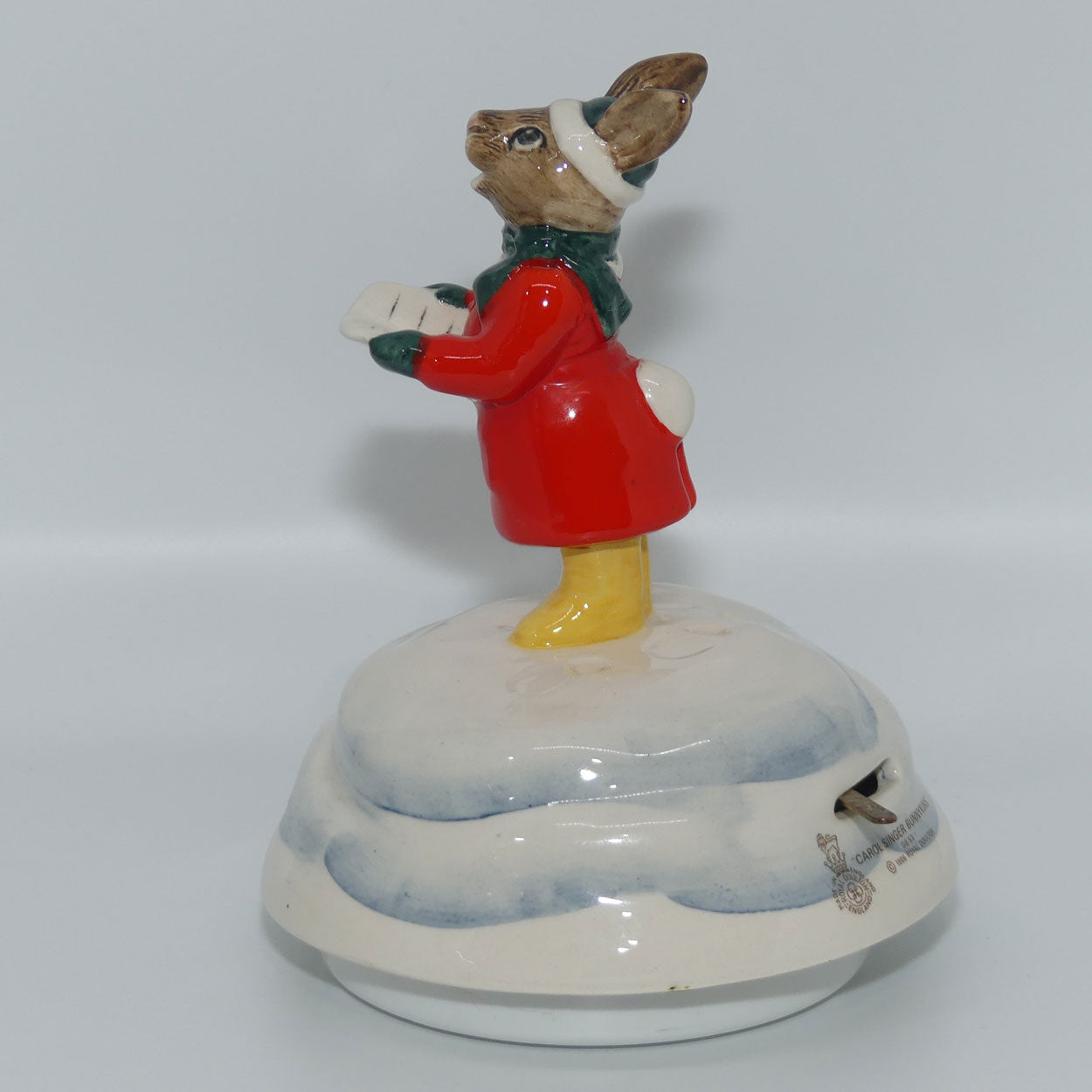 DB053 Royal Doulton Bunnykins Carol Singer Music Box