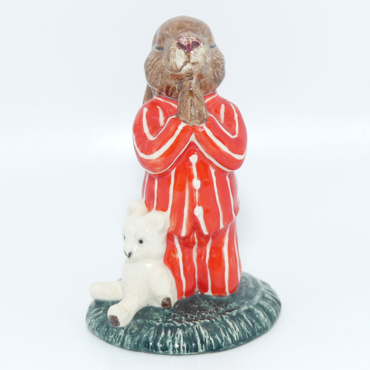 DB063 Royal Doulton Bunnykins Bedtime | Red & White | no box