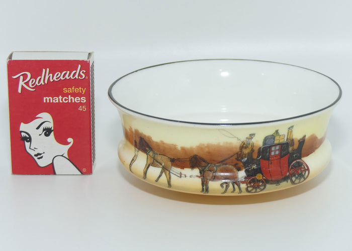 Royal Doulton Coaching Days coffee size fancy sugar bowl E3804