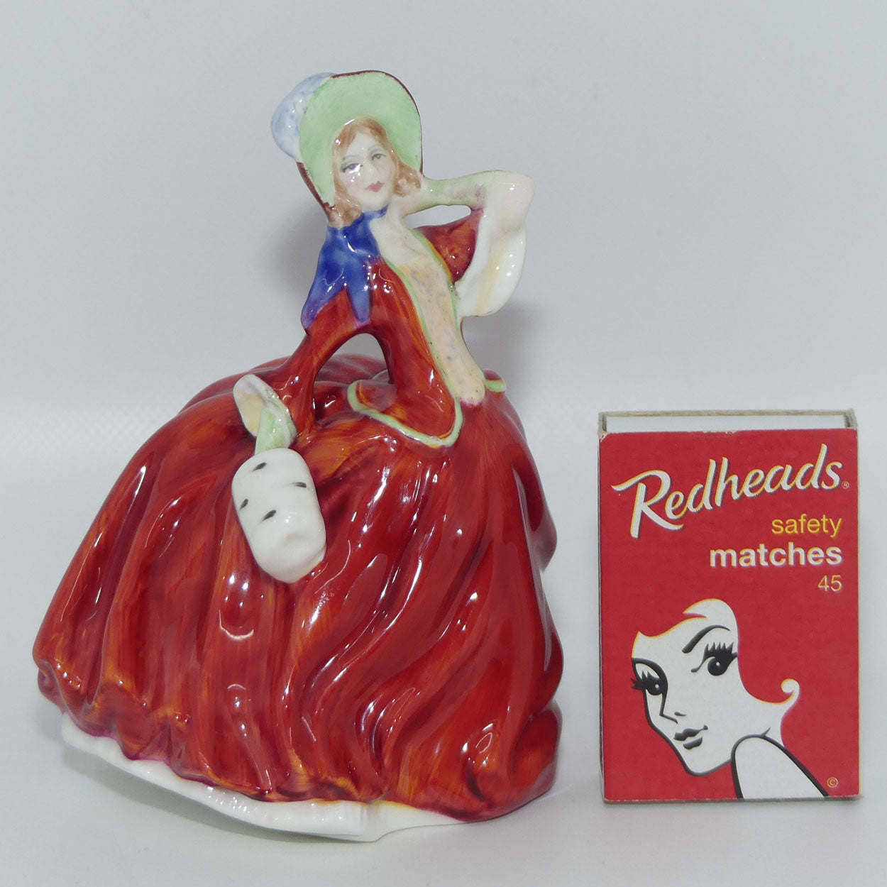 HN2176 Royal Doulton miniature figure Autumn Breezes | Red