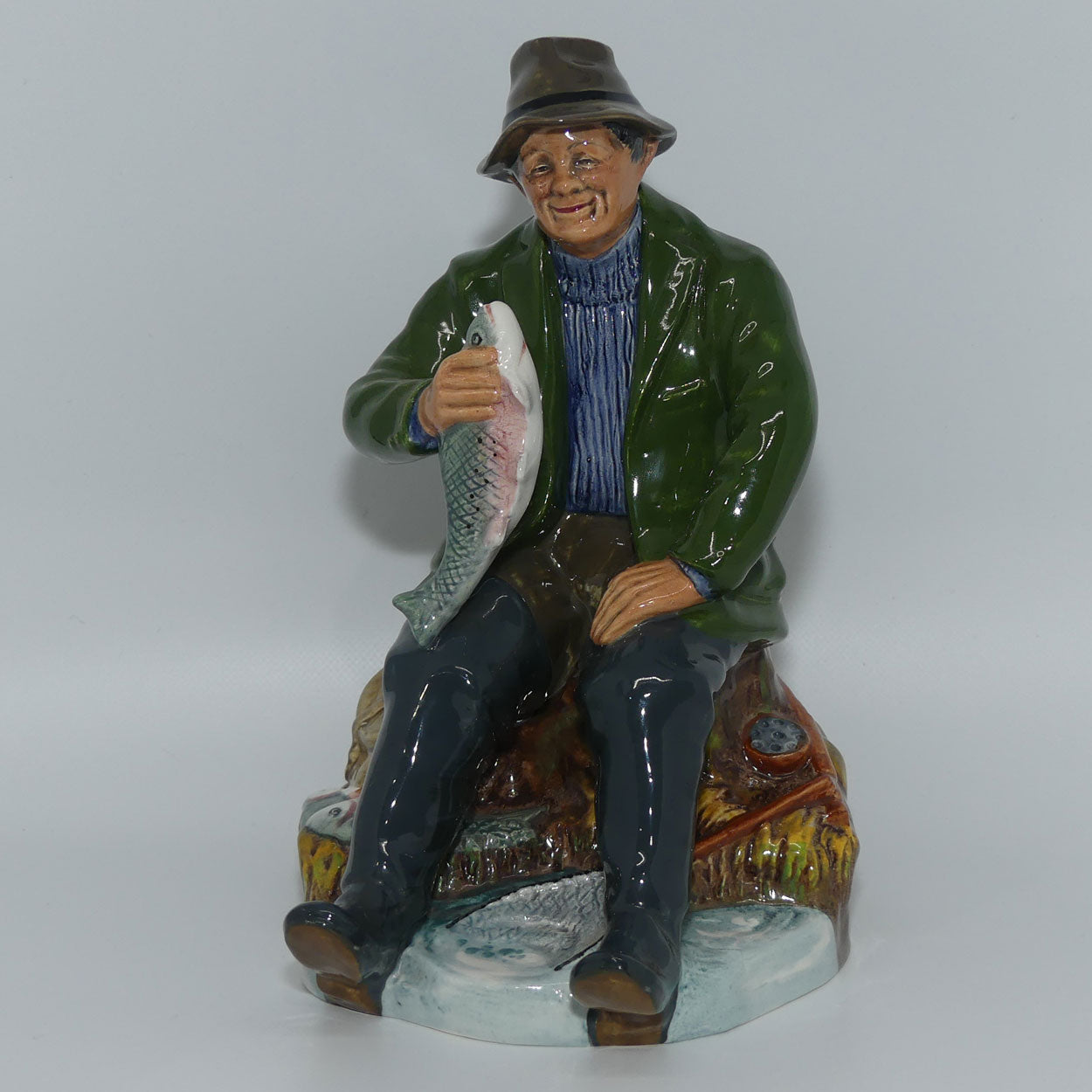 HN2258 Royal Doulton figure A Good Catch | early stamp | Character Figurines