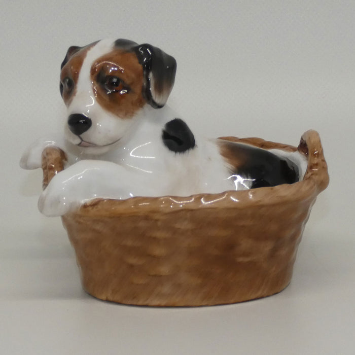 HN2587 Royal Doulton Terrier Sitting in Basket | #1