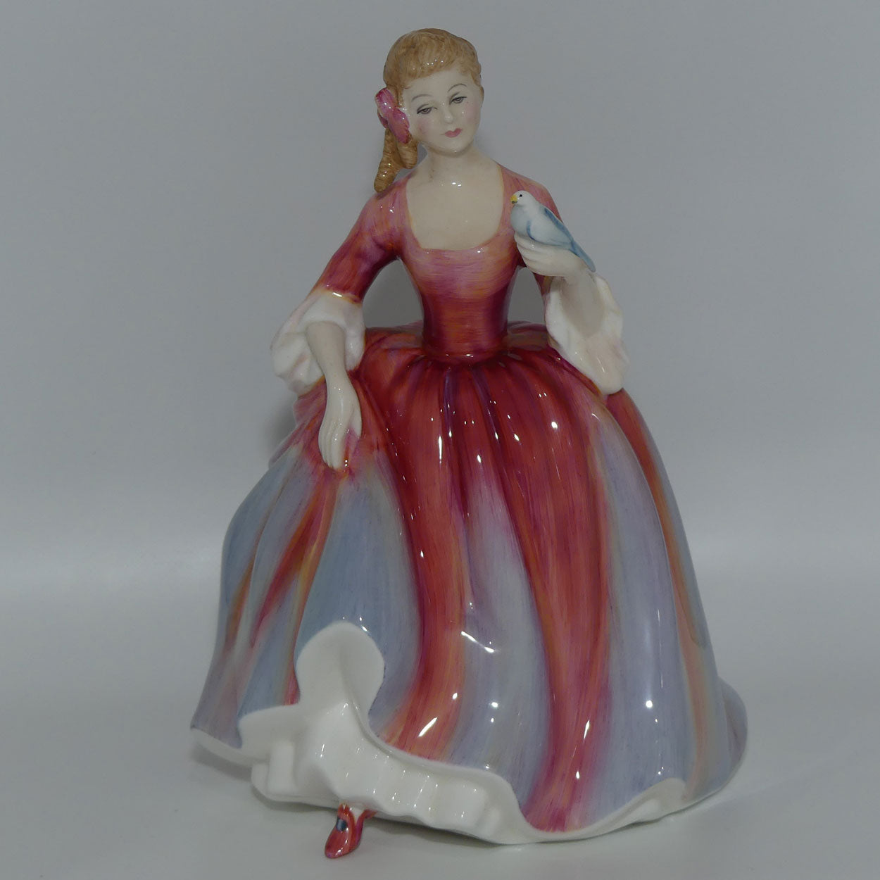 HN2804 Royal Doulton figure Nicola | Red and Blue | signed