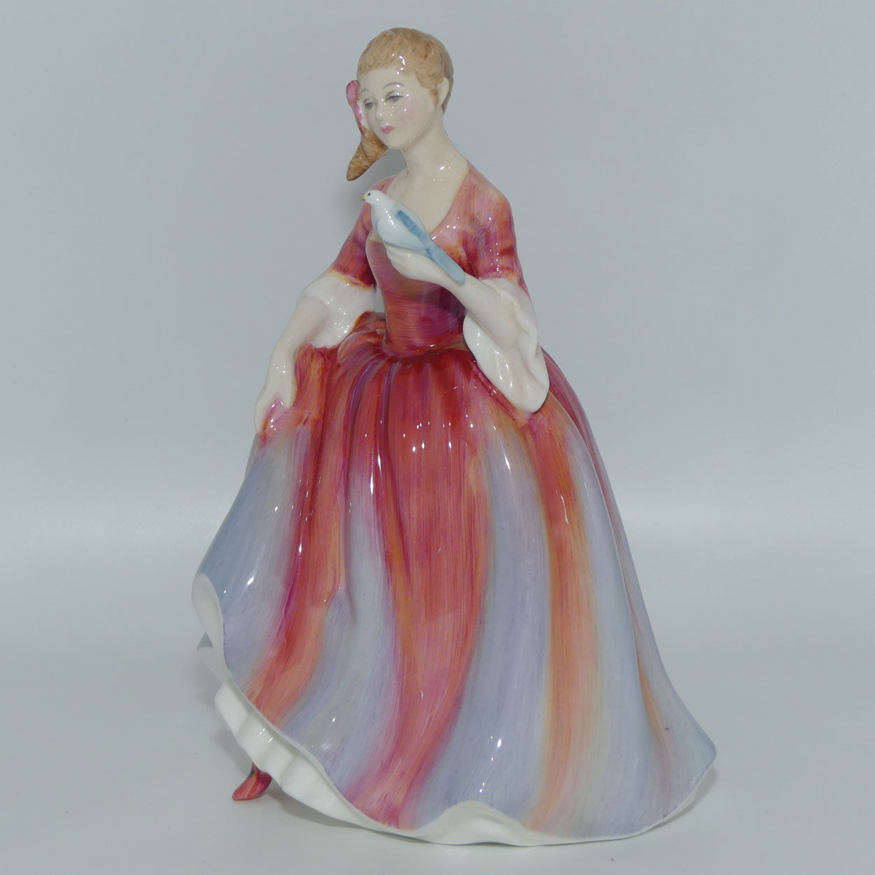 HN2804 Royal Doulton figure Nicola | Red and Blue | signed
