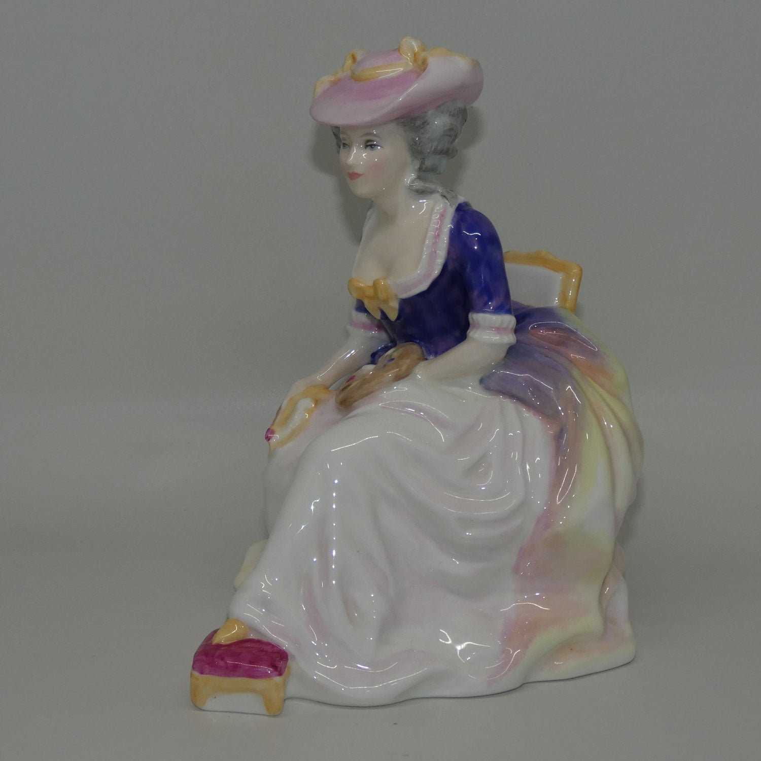HN3100 Royal Doulton figure Kathleen | Purple | signed