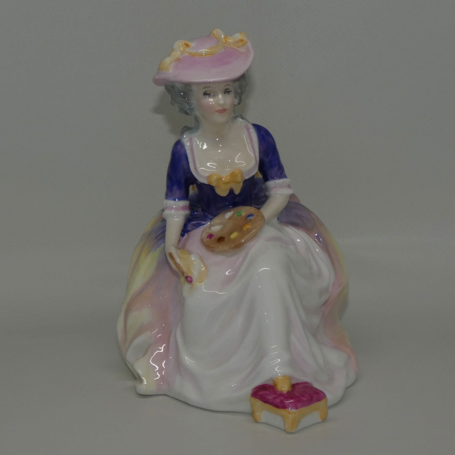 HN3100 Royal Doulton figure Kathleen | Purple | signed