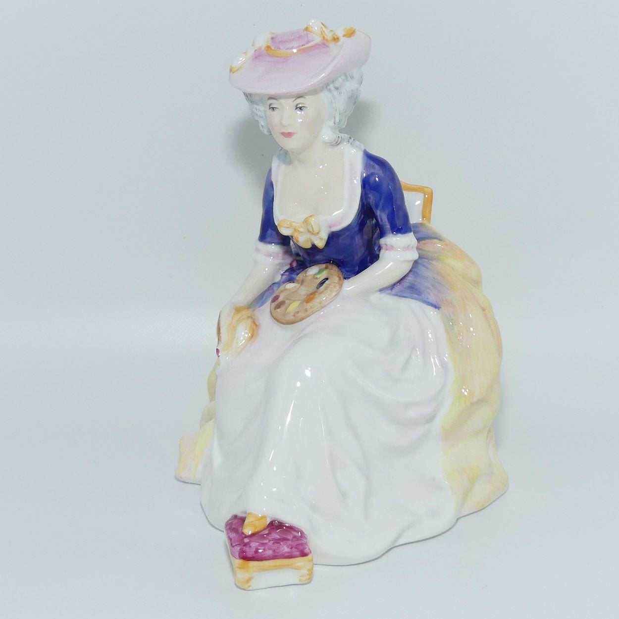 HN3100 Royal Doulton figure Kathleen | Purple | signed + Box + Cert