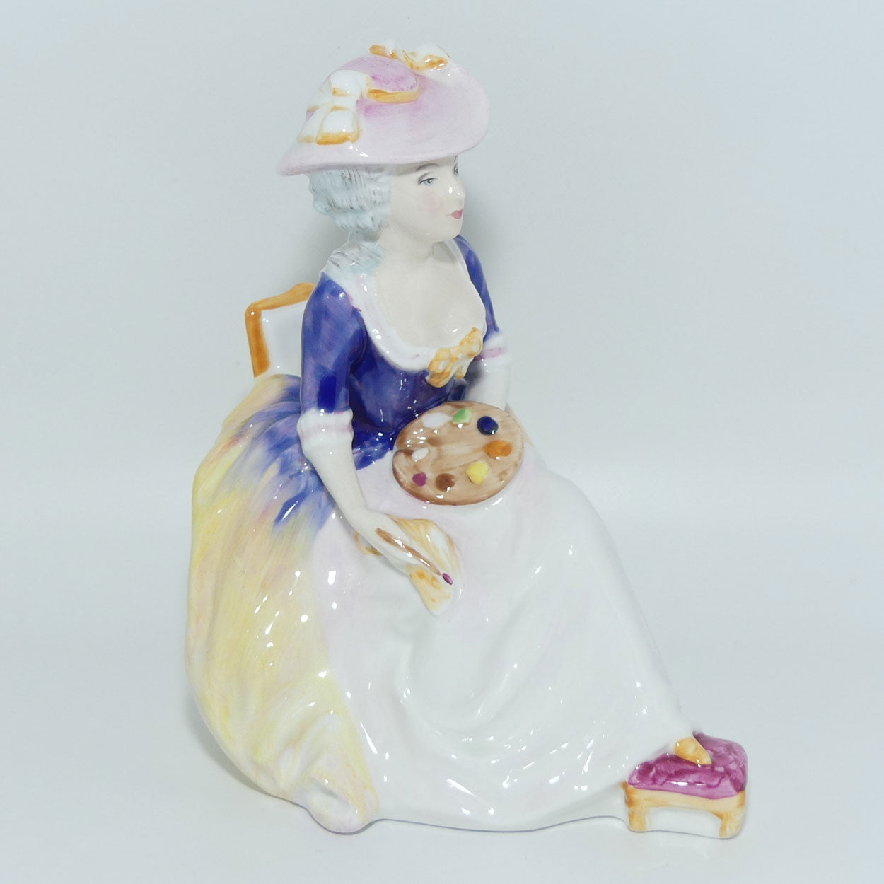 HN3100 Royal Doulton figure Kathleen | Purple | signed + Box + Cert