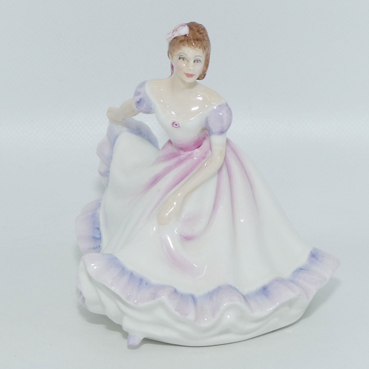 HN3215 Royal Doulton miniature figure Ninette | Purple 