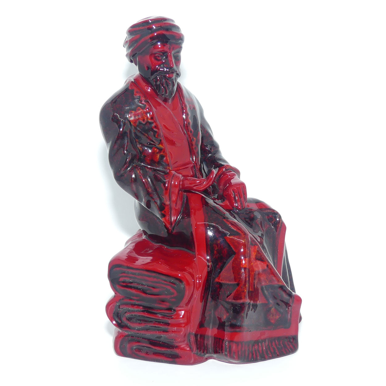 HN3277 Royal Doulton Flambe figure The Carpet Seller | Flambe Glaze | Character Figures