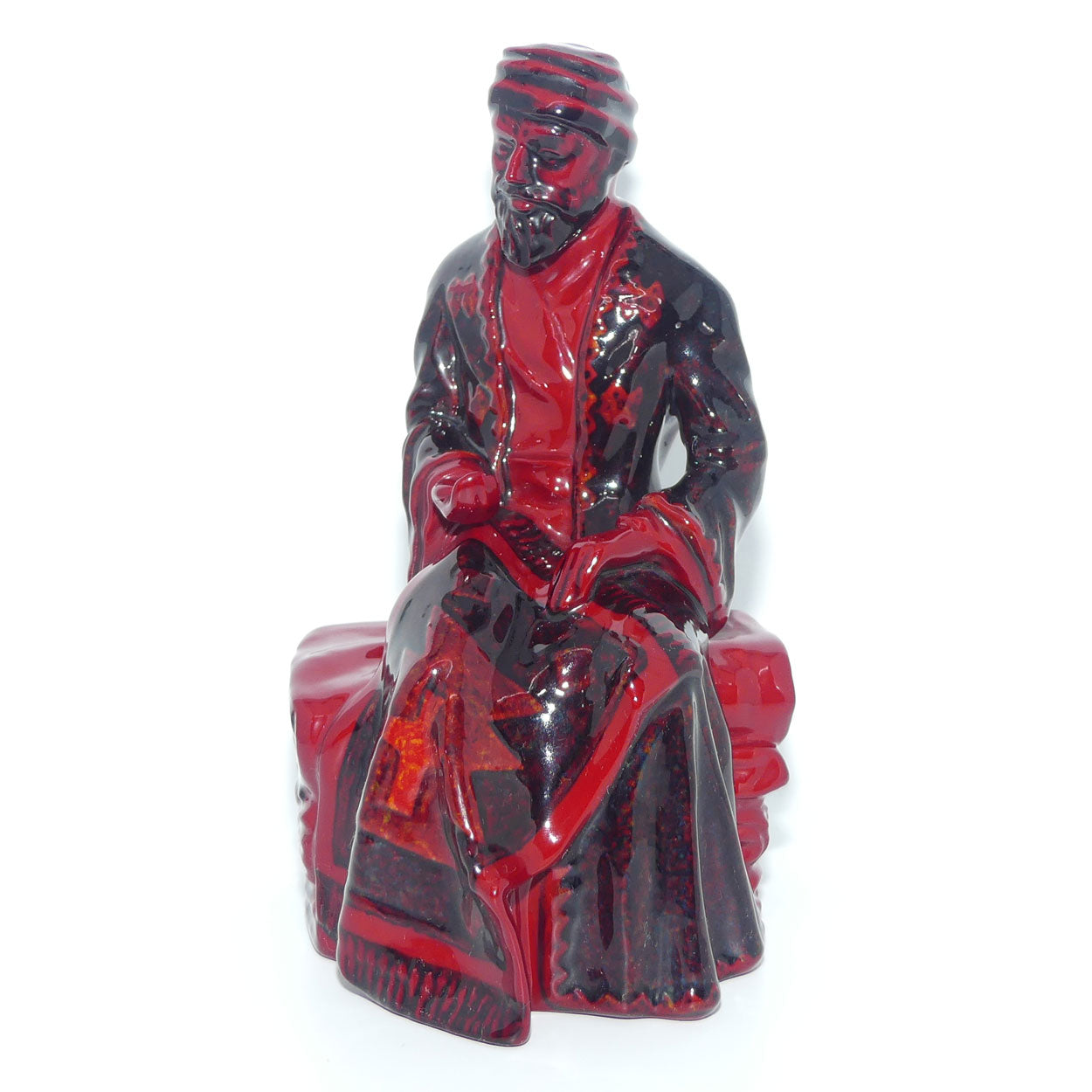 HN3277 Royal Doulton Flambe figure The Carpet Seller | Flambe Glaze | Character Figures