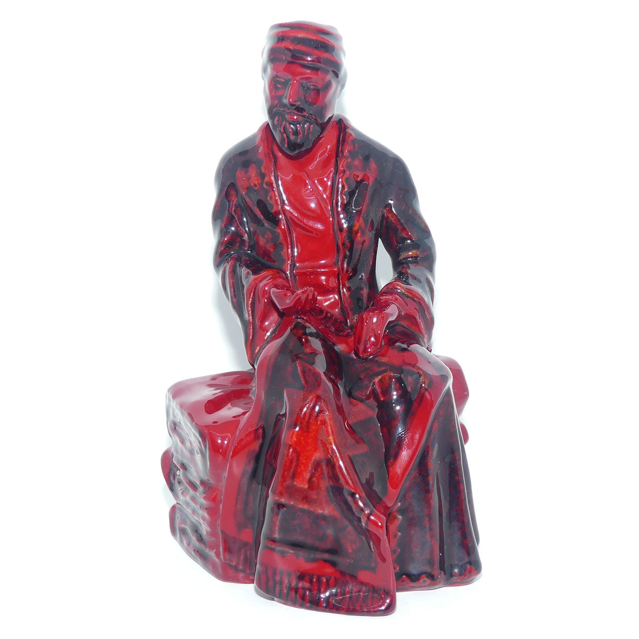HN3277 Royal Doulton Flambe figure The Carpet Seller 