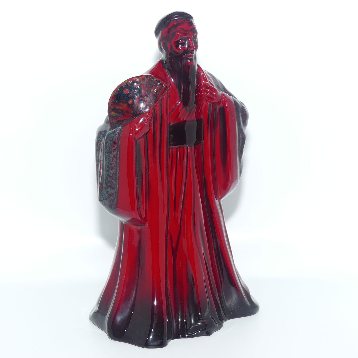 HN3314 Royal Doulton Flambe figure Confucius | Flambe Glaze | Character Figures