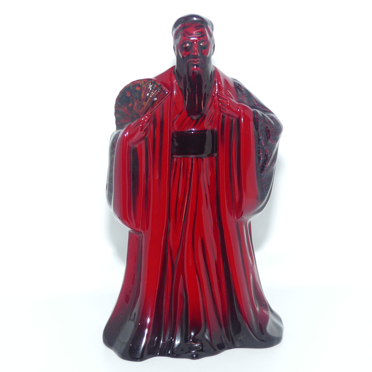 HN3314 Royal Doulton Flambe figure Confucius | Flambe Glaze | Character Figures
