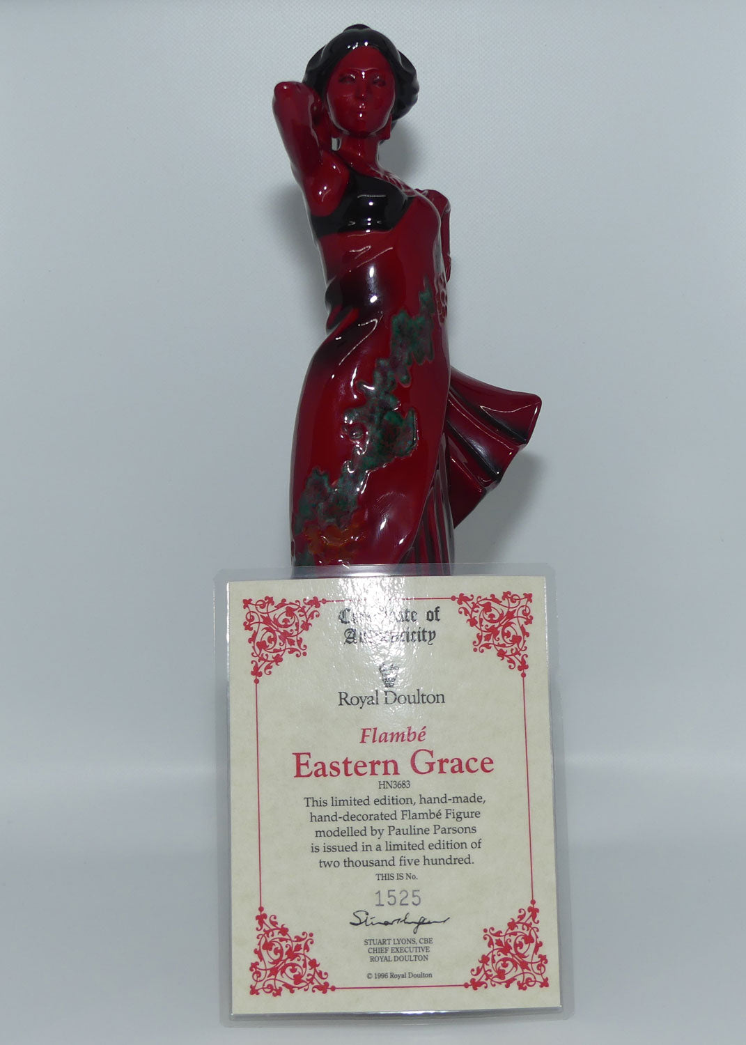HN3683 Royal Doulton Flambe figure Eastern Grace | Limited Edition
