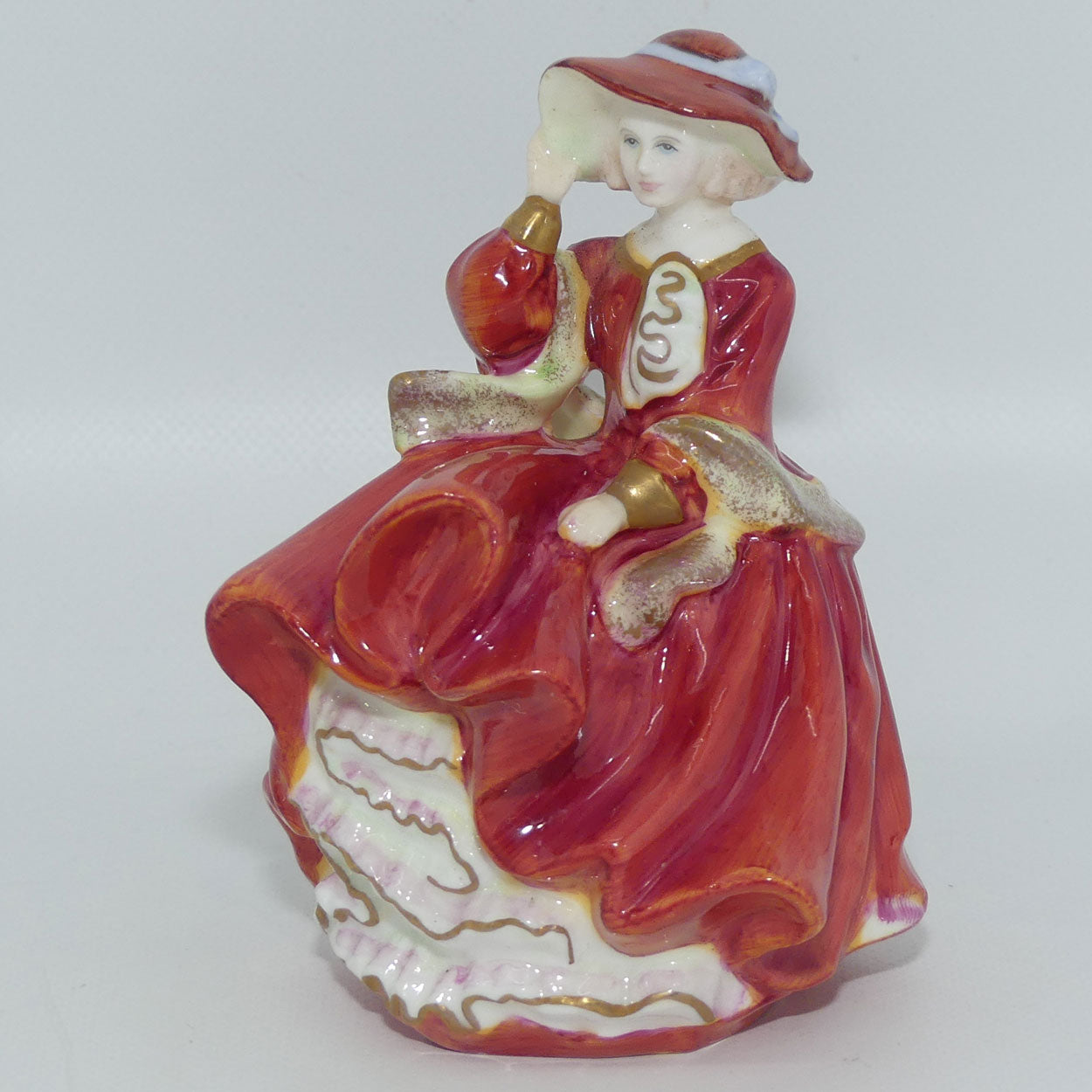 HN3734 Royal Doulton miniature figure Top o The Hill | Red
