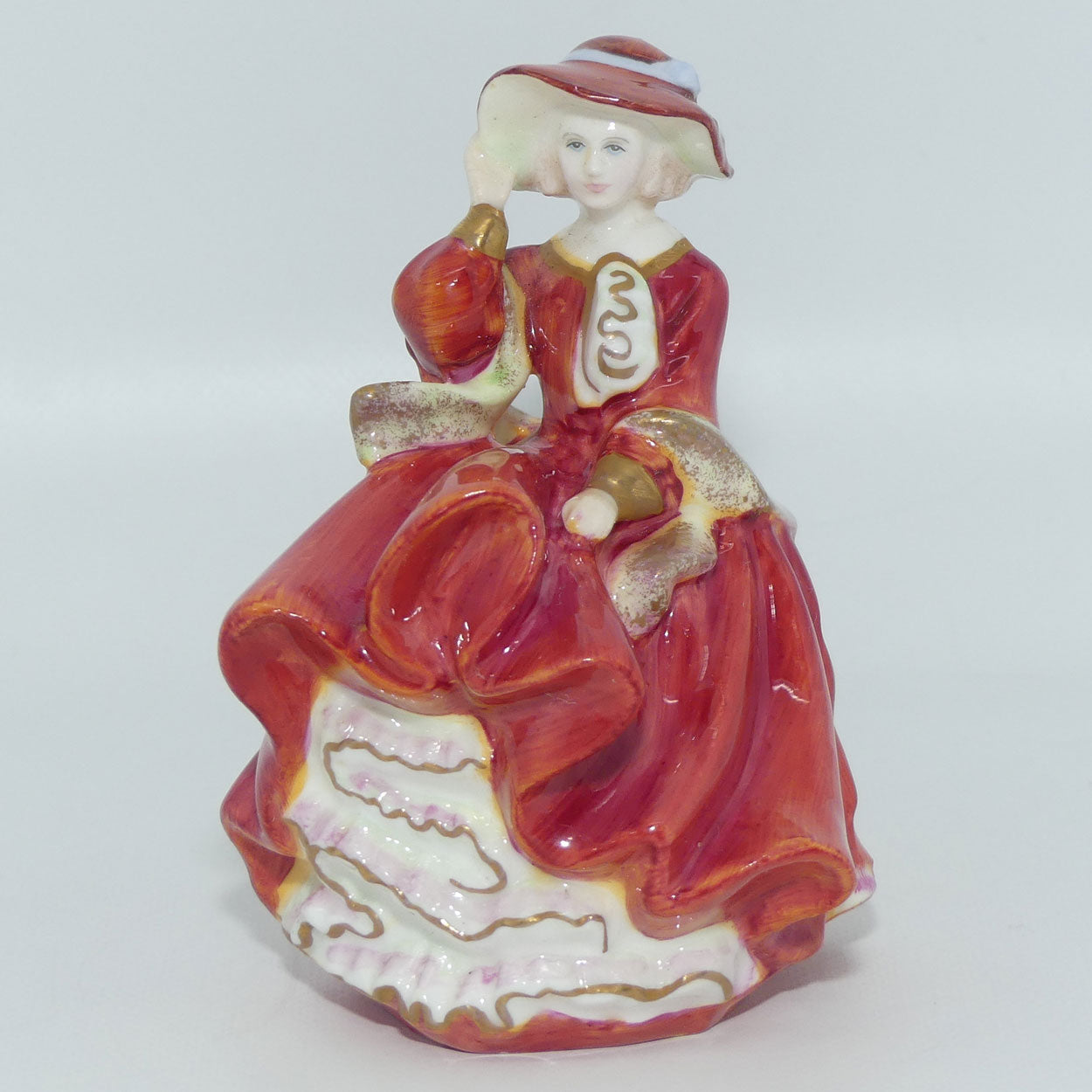 HN3734 Royal Doulton miniature figure Top o The Hill | Red