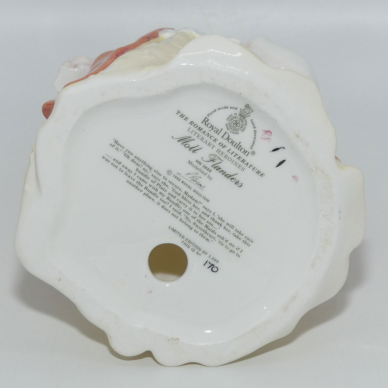 HN3849 Royal Doulton figure Moll Flanders | Literary Heroines LE170/3500