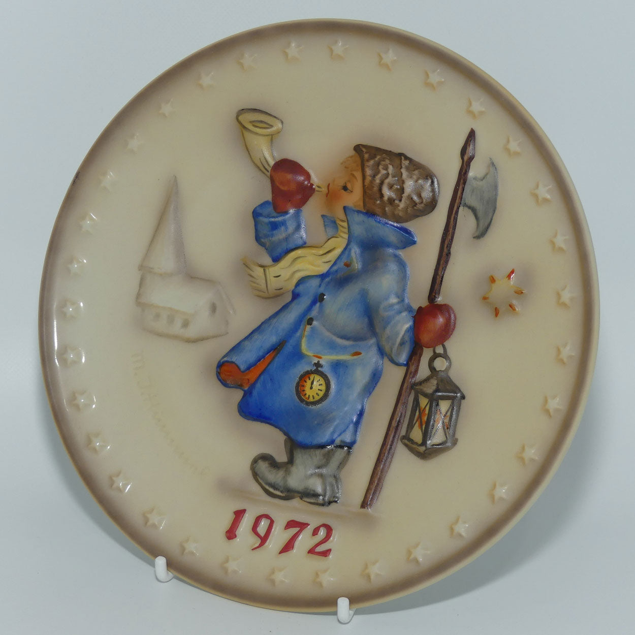 HUM0266 MI Hummel Annual Plate 1973 | Globe Trotter