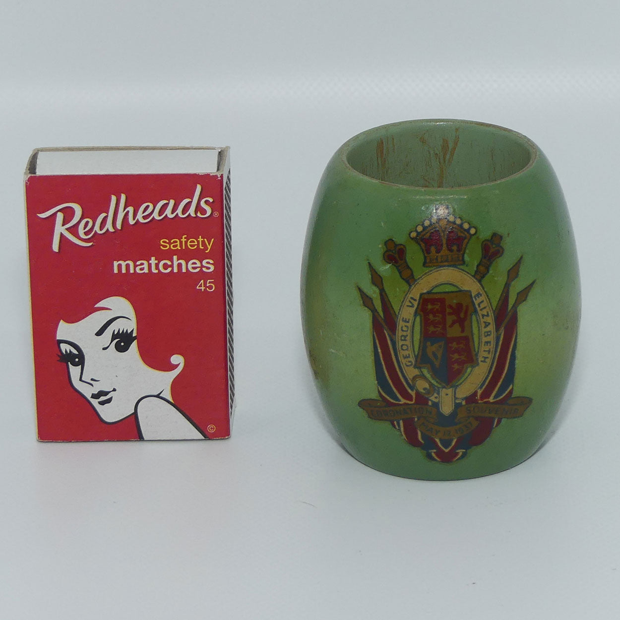 King George VI Elizabeth Coronation Souvenir napkin ring