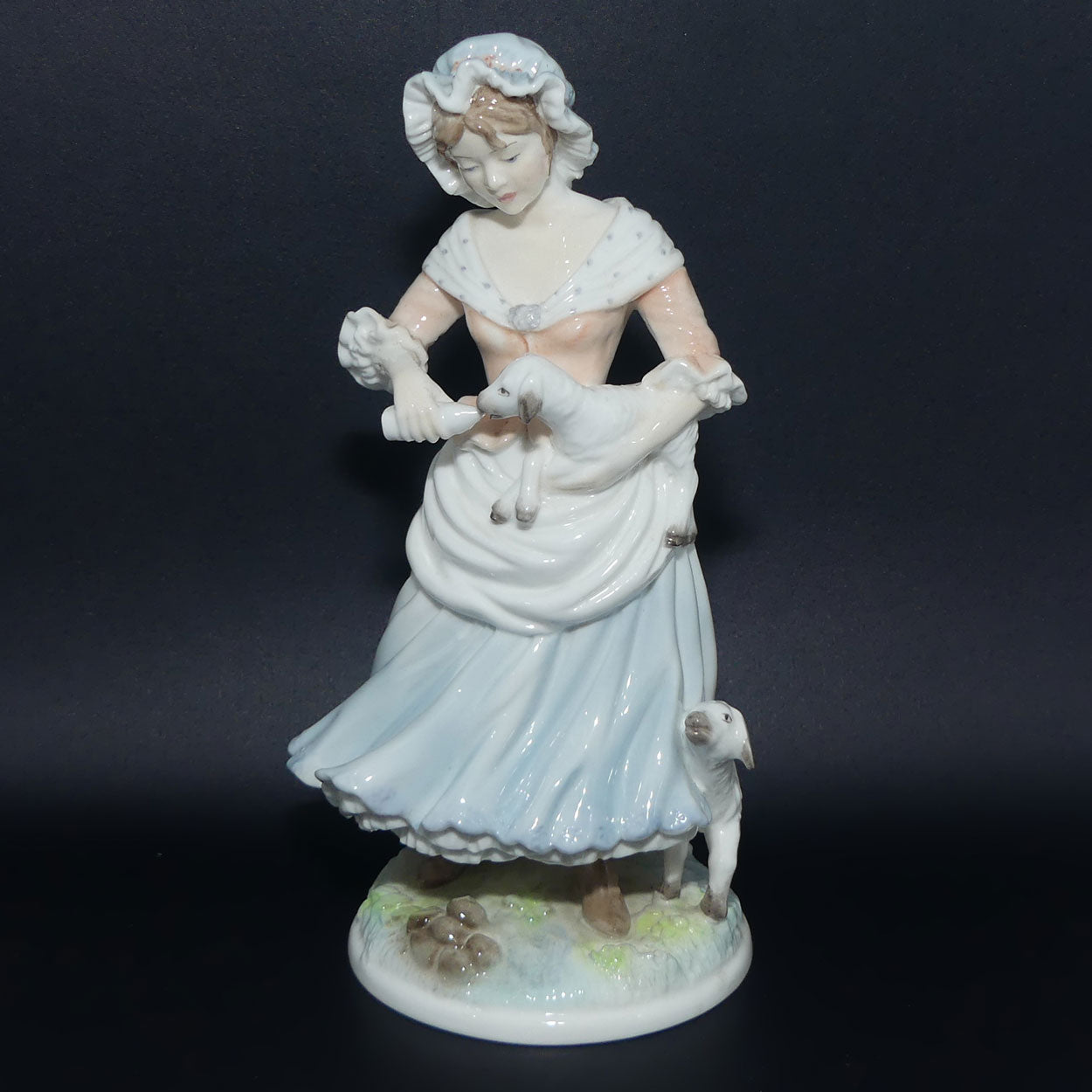 RW4441 Royal Worcester Old Country Ways figure | Shepherdess | Ltd Ed