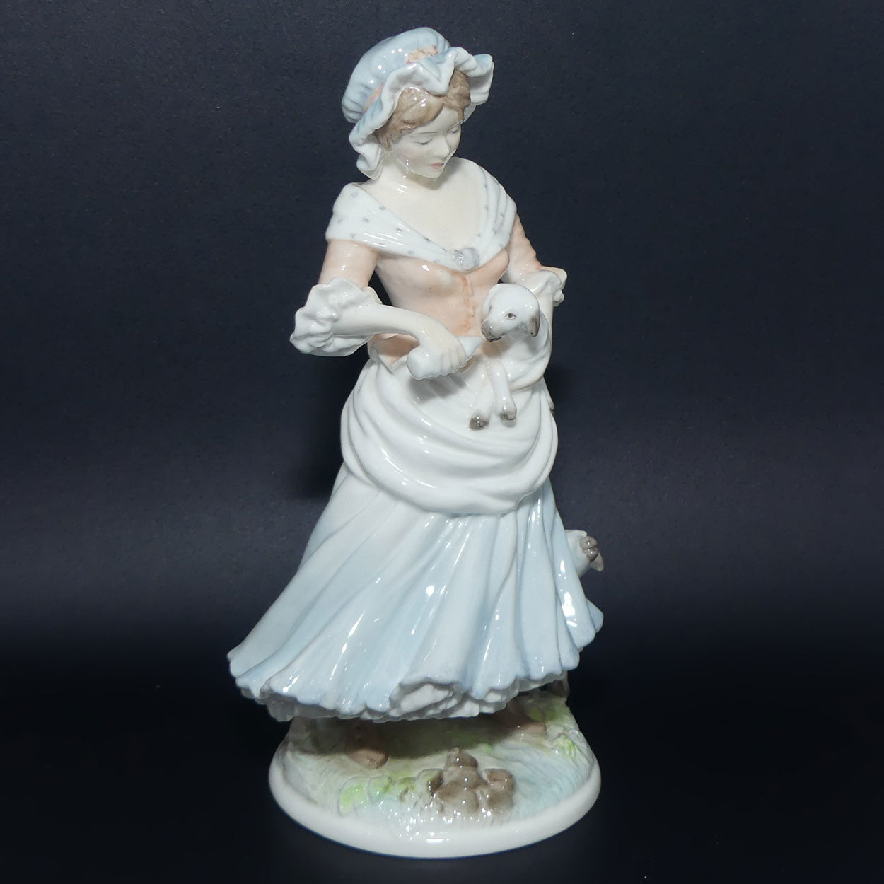 RW4441 Royal Worcester Old Country Ways figure | Shepherdess | Ltd Ed