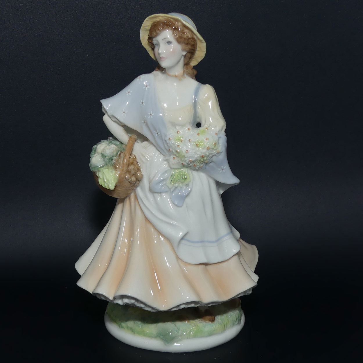 RW4549 Royal Worcester Pastoral Collection figure | Market Day | Ltd Ed