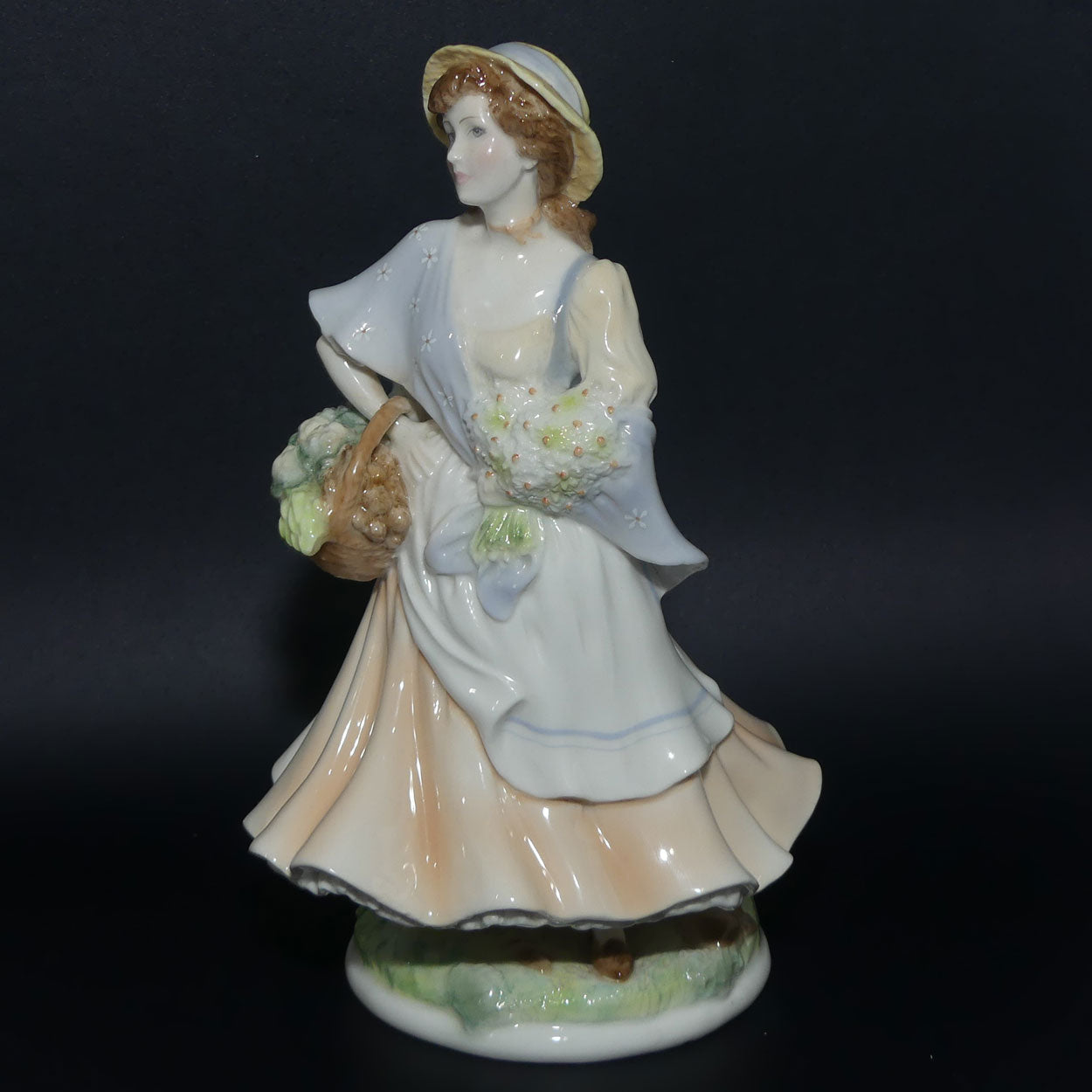 RW4549 Royal Worcester Pastoral Collection figure | Market Day | Ltd Ed