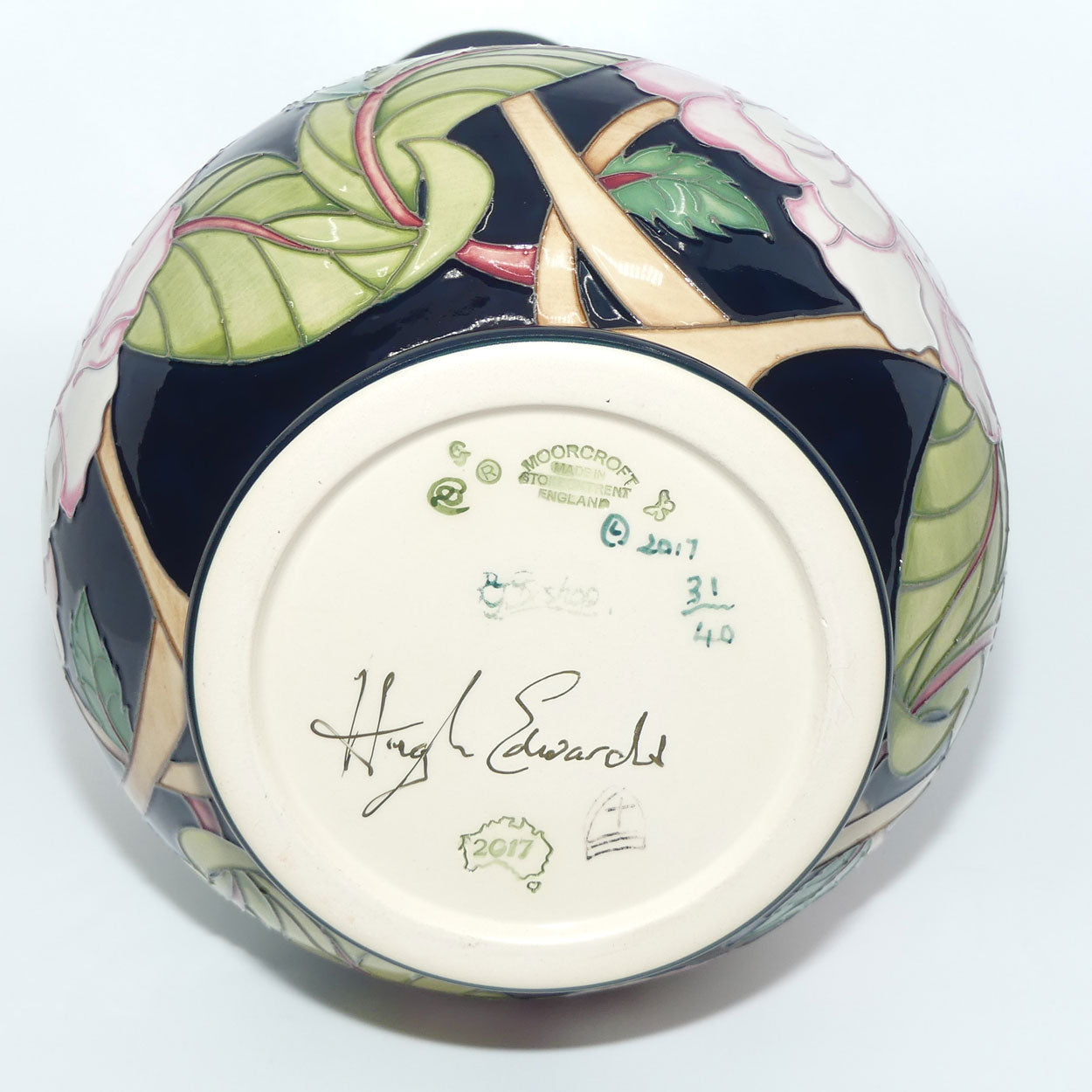 Moorcroft Pottery | Adenium Dance 80/16 vase (Ltd Ed) | Australian Exclusive