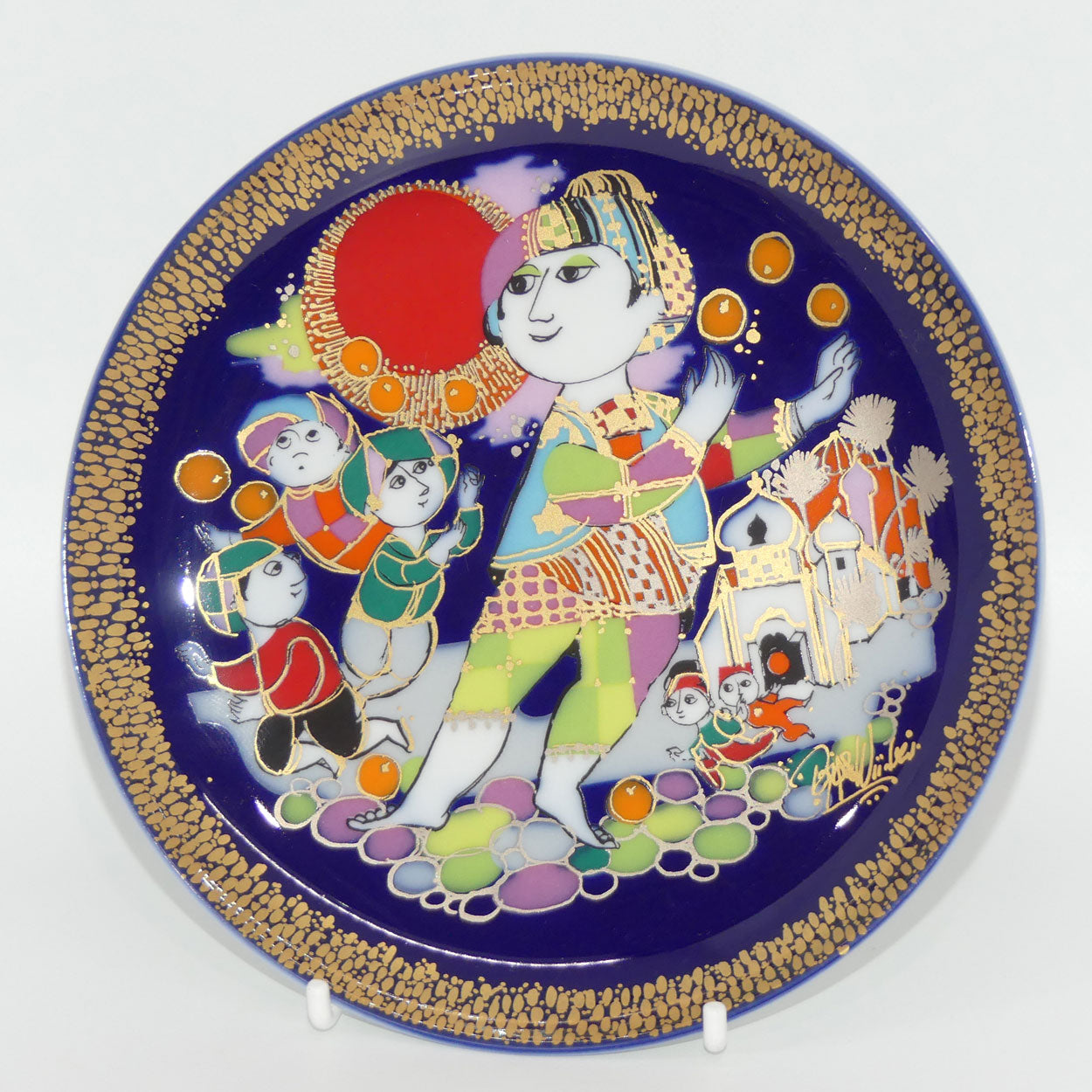 rosenthal-bjorn-wiinblad-aladdin-and-the-wonder-lamp-plate-2