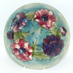 Walter Moorcroft Anemone | Blue Green plate