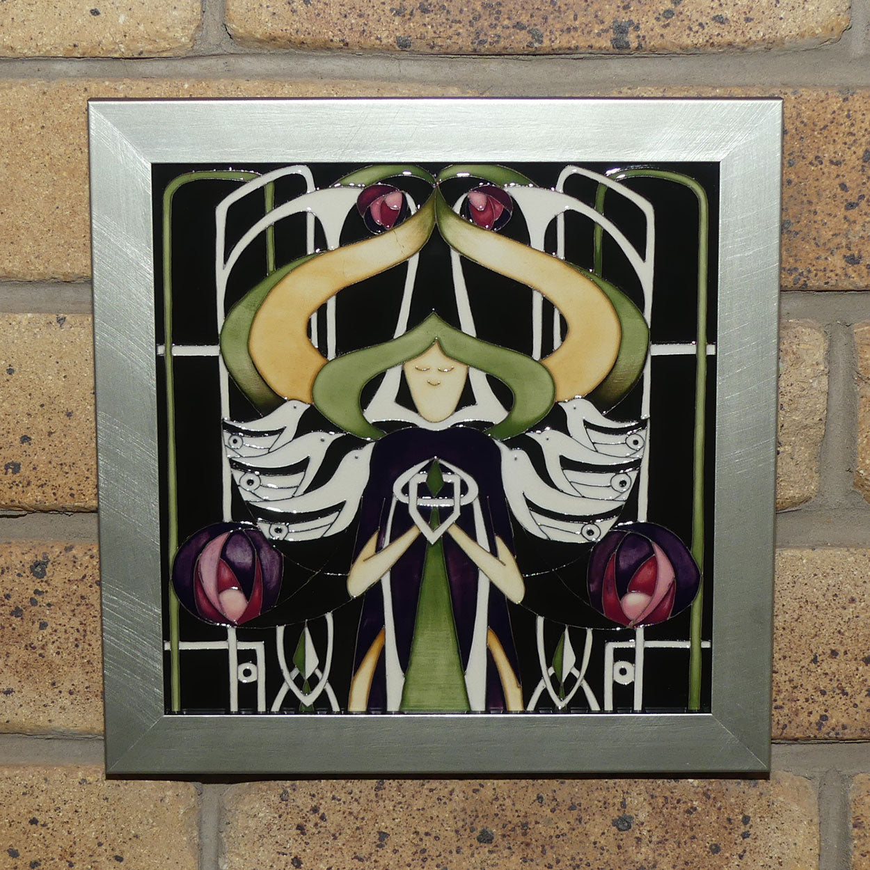 Moorcroft Art is the Flower PLQ | LE 4/10