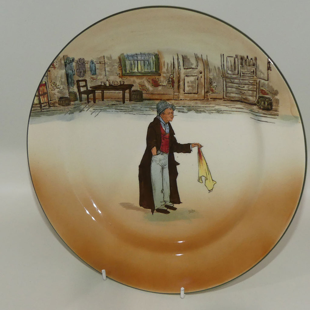 royal-doulton-dickensware-the-artful-dodger-plate-d2973-noke