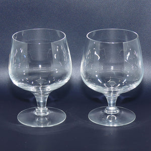 Vintage Dartington Crystal | Frank Thrower design | Pair of Footed Glasses 275ml