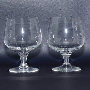 Vintage Dartington Crystal | Frank Thrower design | Pair of Footed Glasses 275ml