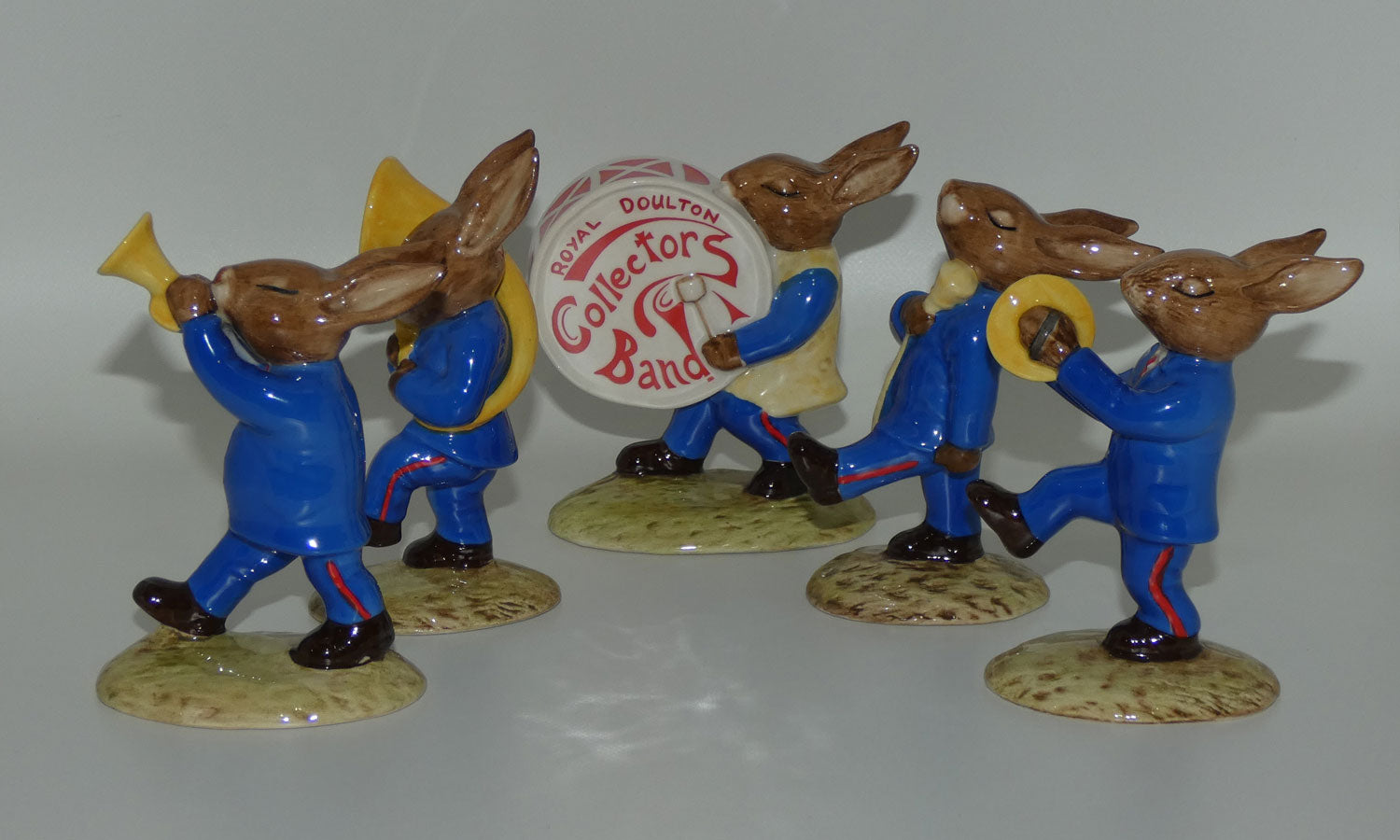 Royal Doulton Bunnykins Blue Oompah Band set | Limited Edition