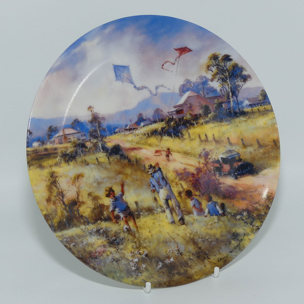 Bradex 03 B21 2.03 plate | Bendigo Pottery | Darcy W Doyle | Golden Summers | Maiden Flight