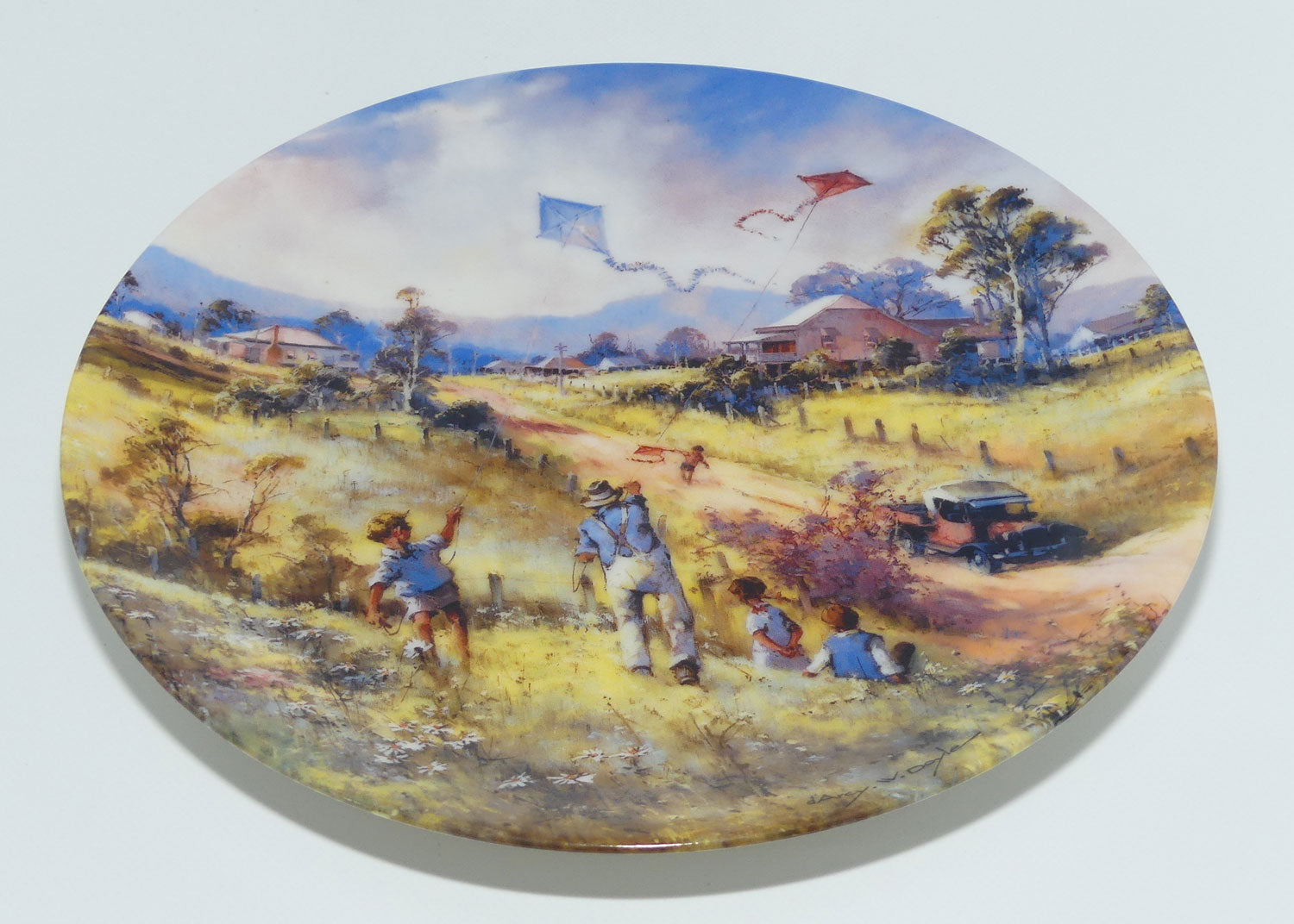 Bradex 03 B21 2.03 plate | Bendigo Pottery | Darcy W Doyle | Golden Summers | Maiden Flight