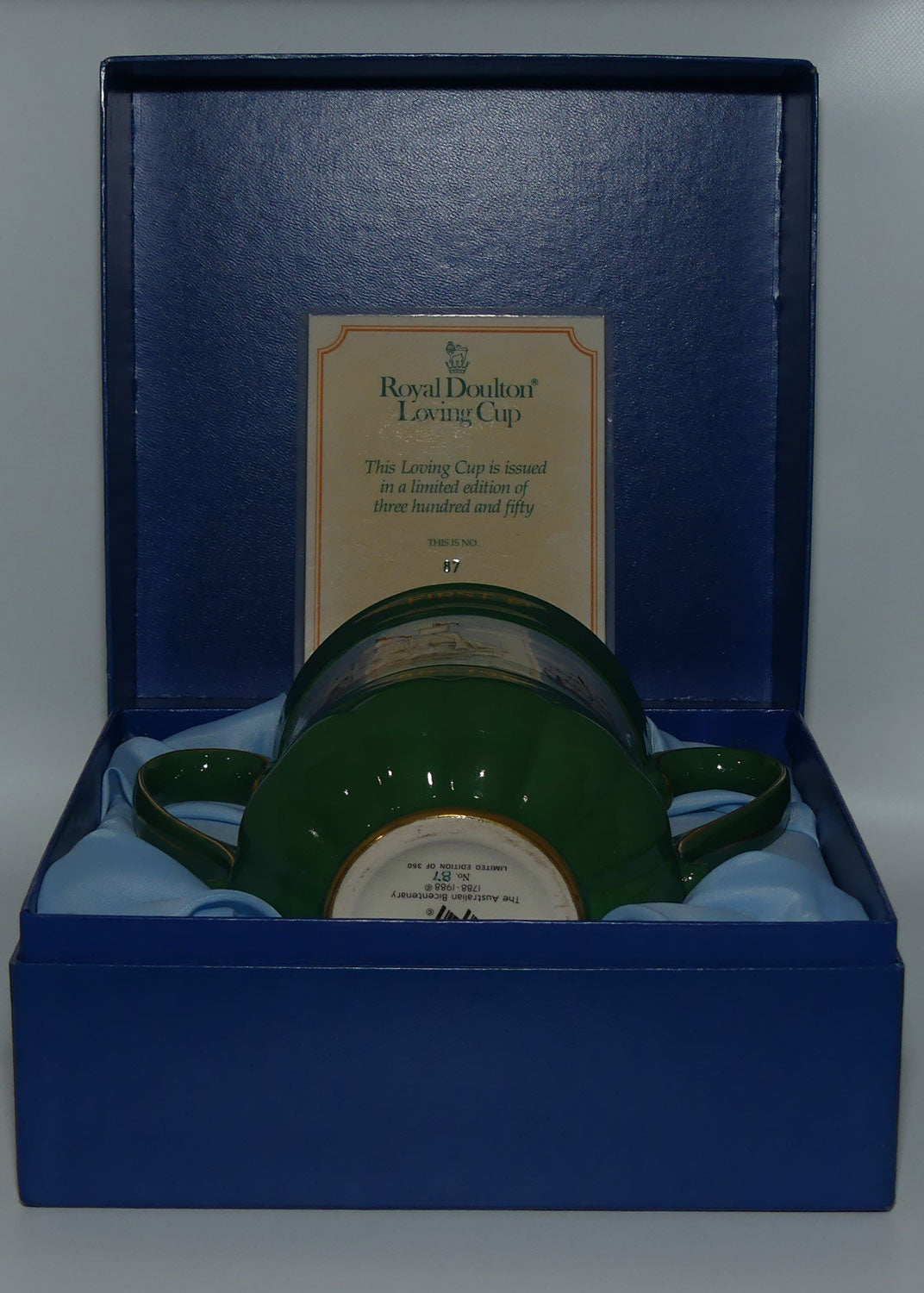 Royal Doulton Australia Bicentenary | First Fleet 1788 - 1988 Loving Cup | LE #87/350