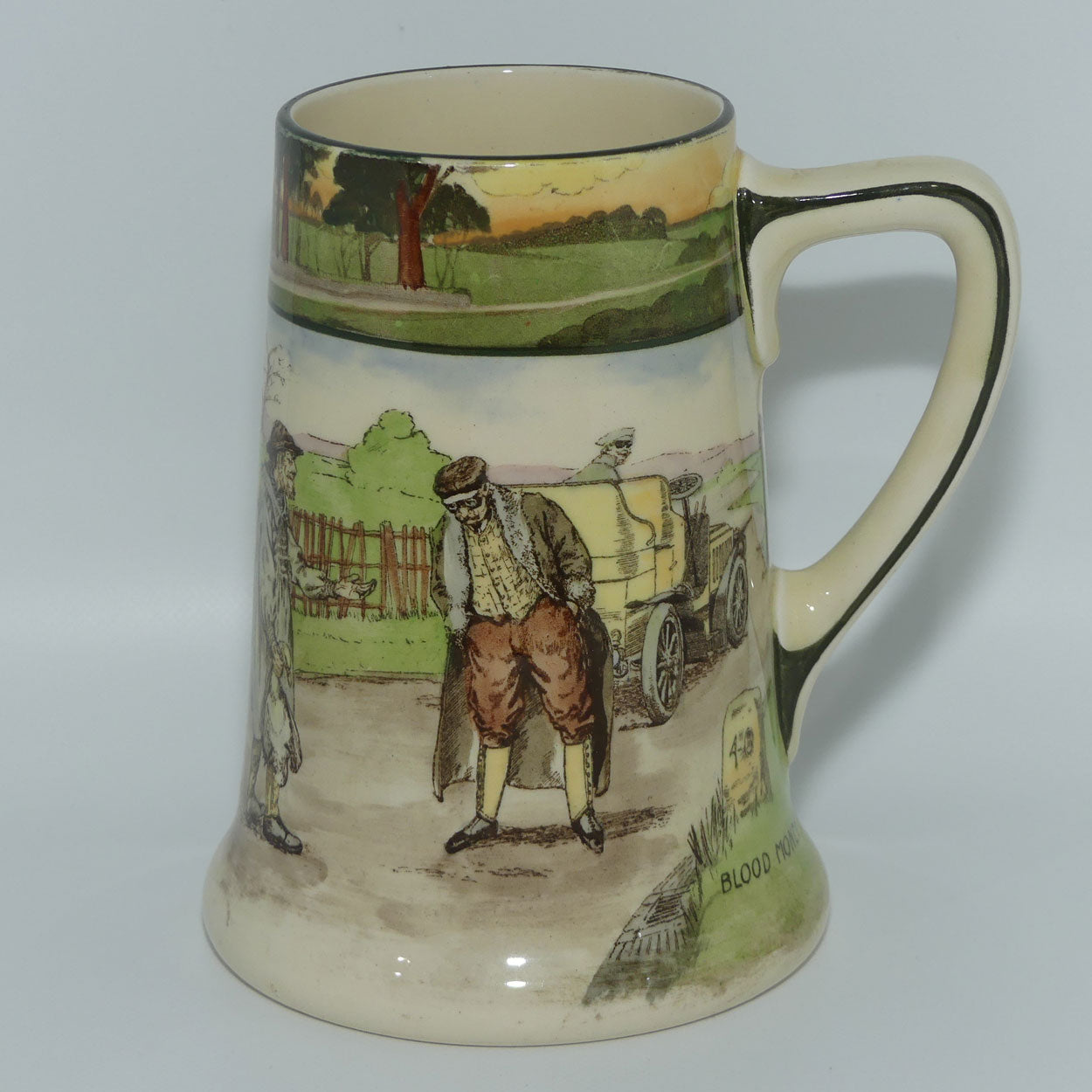 Royal Doulton Early Motoring tankard D2406: Blood Money