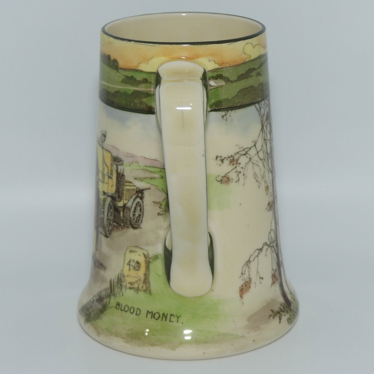Royal Doulton Early Motoring tankard D2406: Blood Money