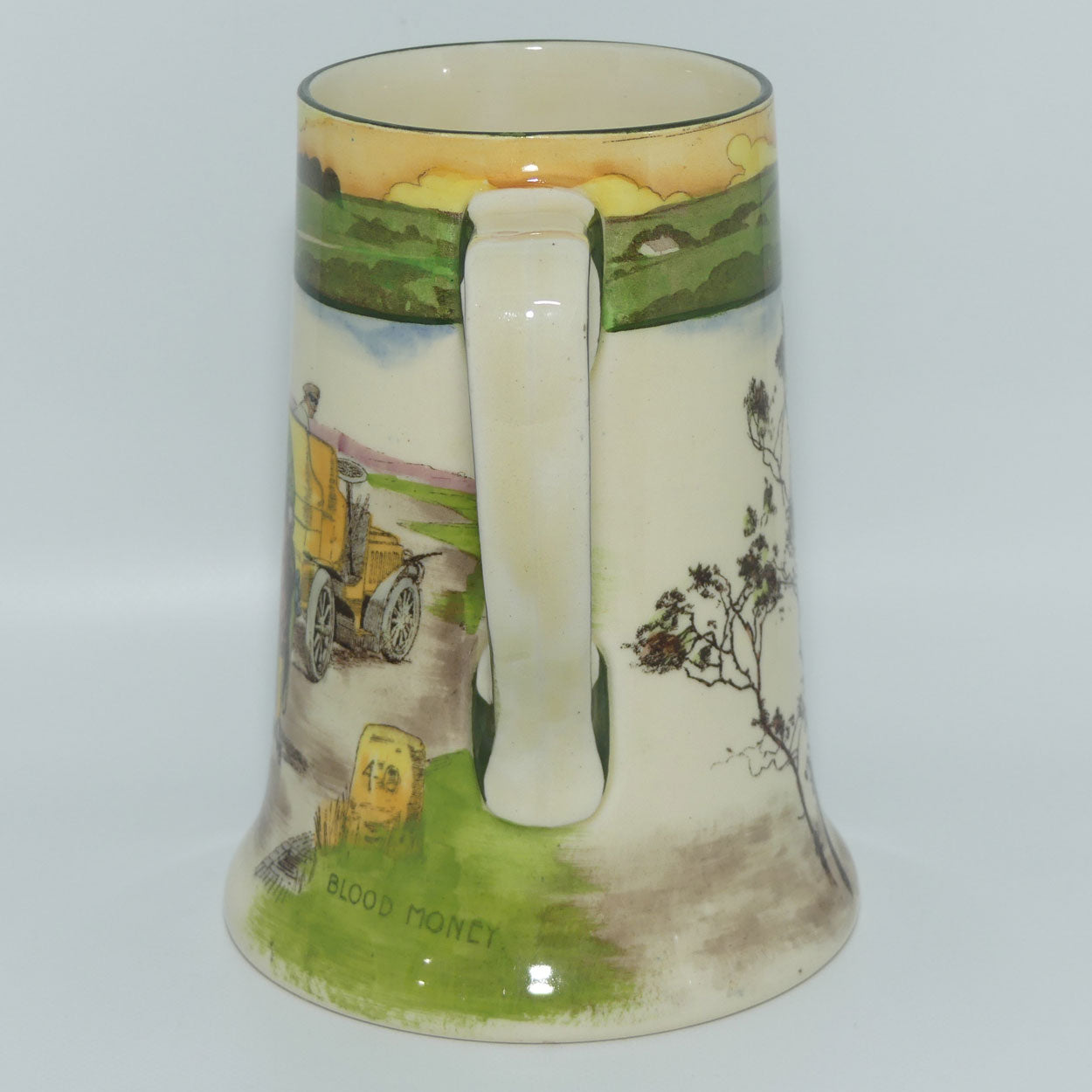Royal Doulton Early Motoring tankard D2406: Blood Money