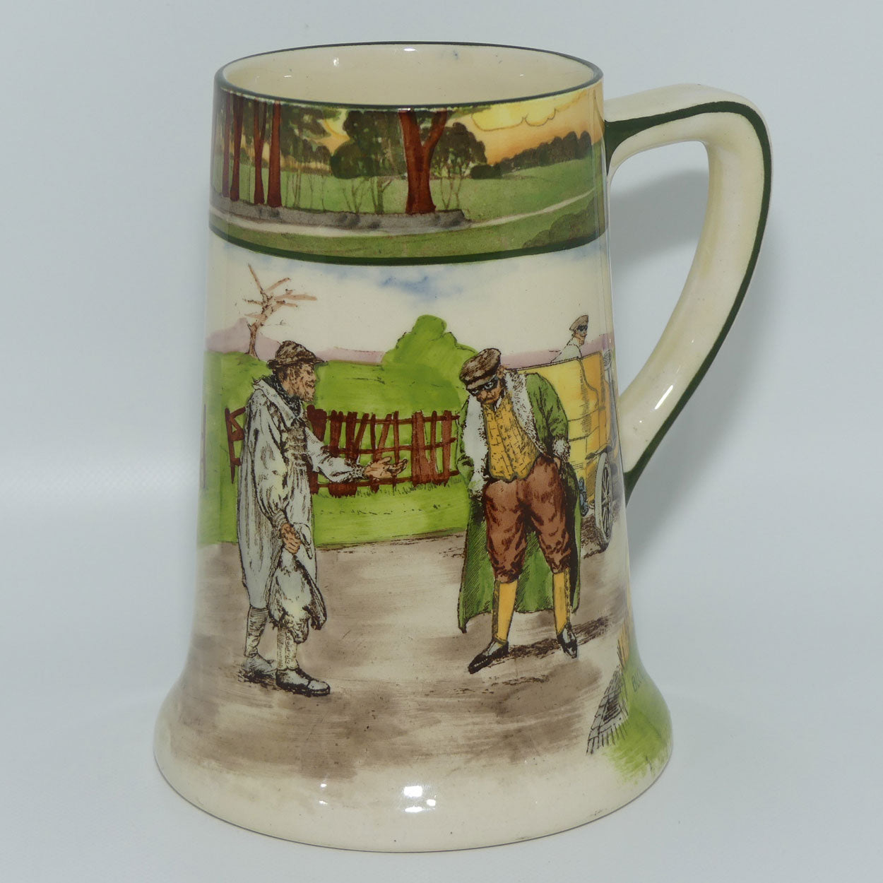 Royal Doulton Early Motoring tankard D2406: Blood Money