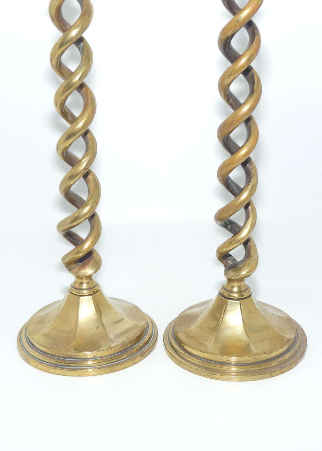NEW STYLES ADDED! Assorted Pairs of Vintage Brass and Taper