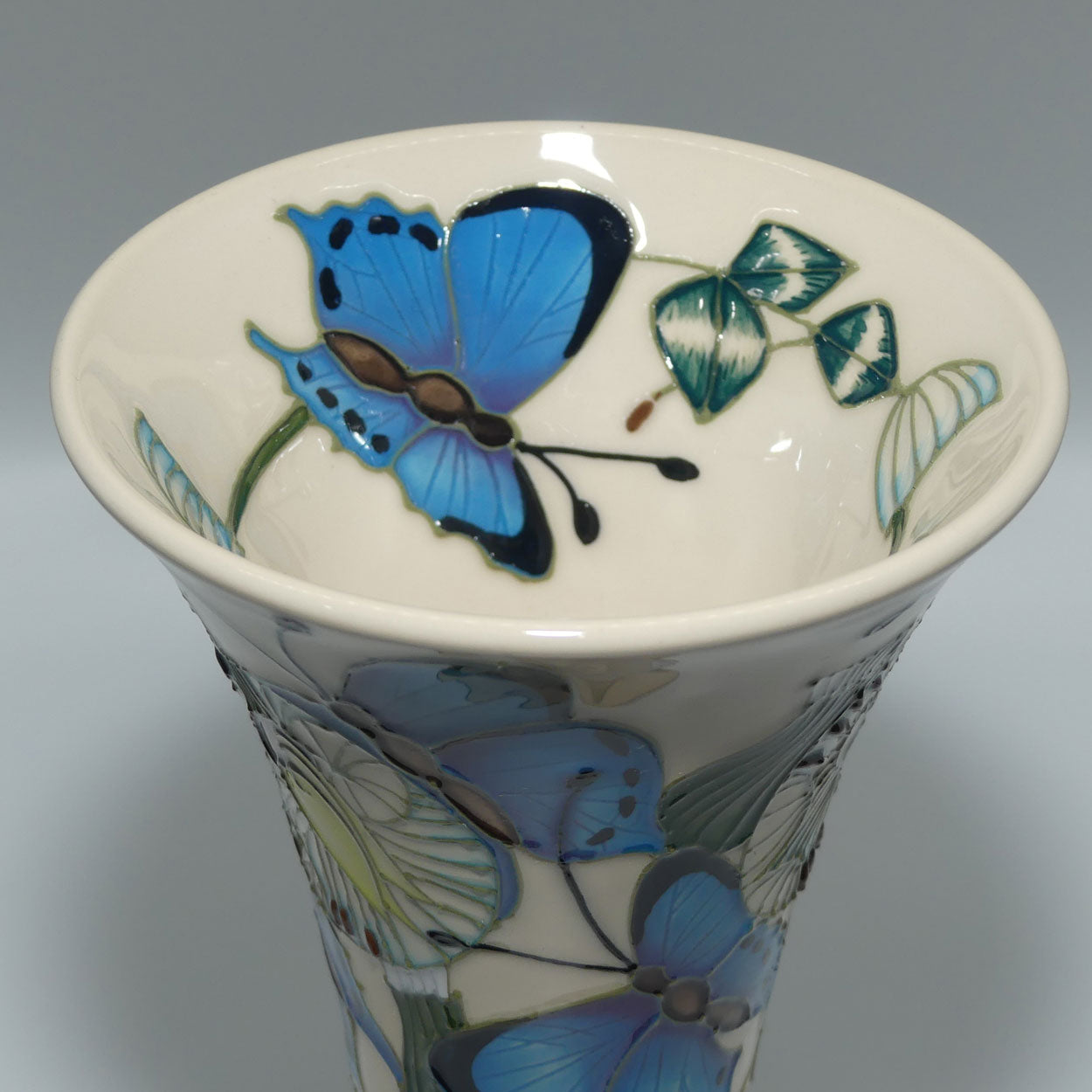 Moorcroft Butterfly Collection | Purple Hairstreak 85/8 vase | signed