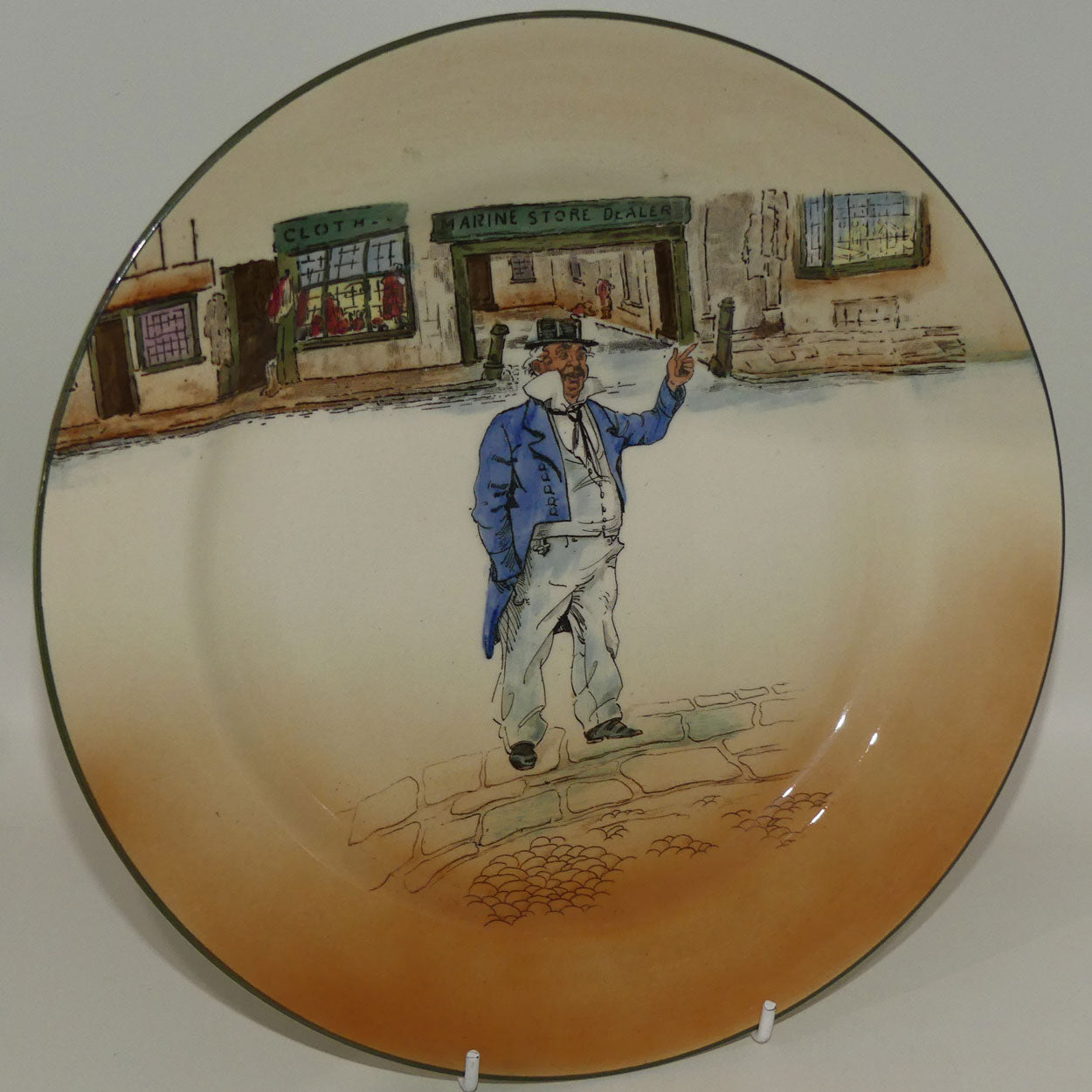 royal-doulton-dickensware-captn-cuttle-plate-d2973