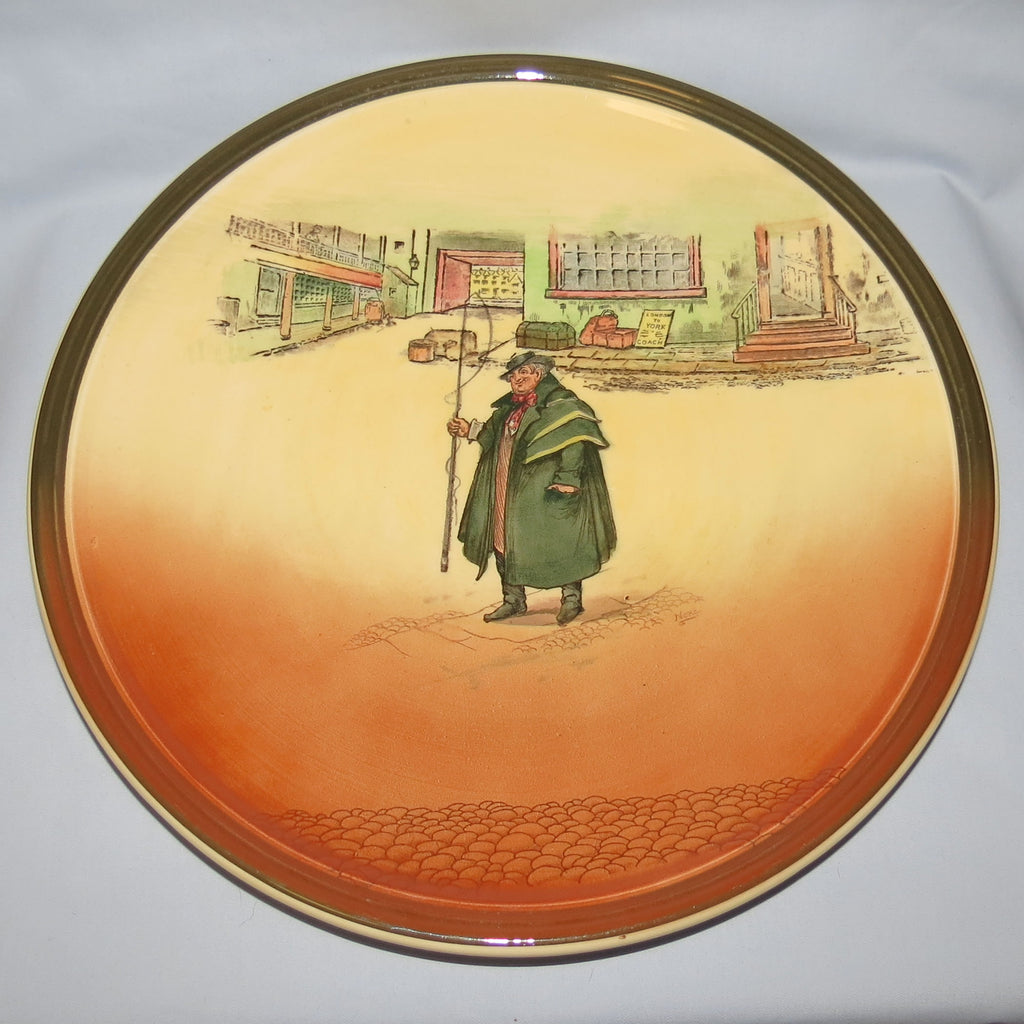 royal-doulton-dickens-tony-weller-green-border-wall-charger