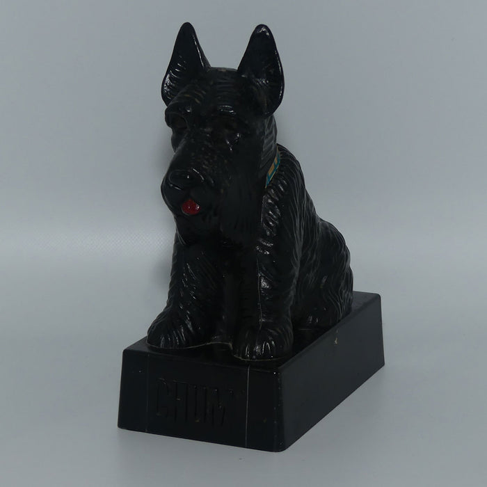 Vintage Advertising Money Box | CHUM Highland Terrier Scottie Dog