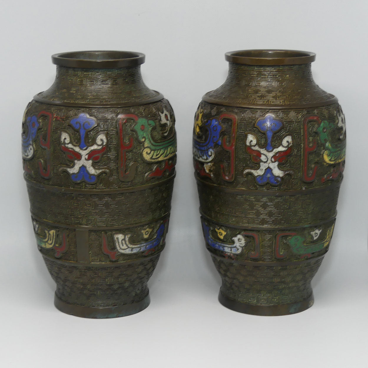 pair-of-japanese-champleve-cloisonne-enamel-on-bronze-pair-of-vases