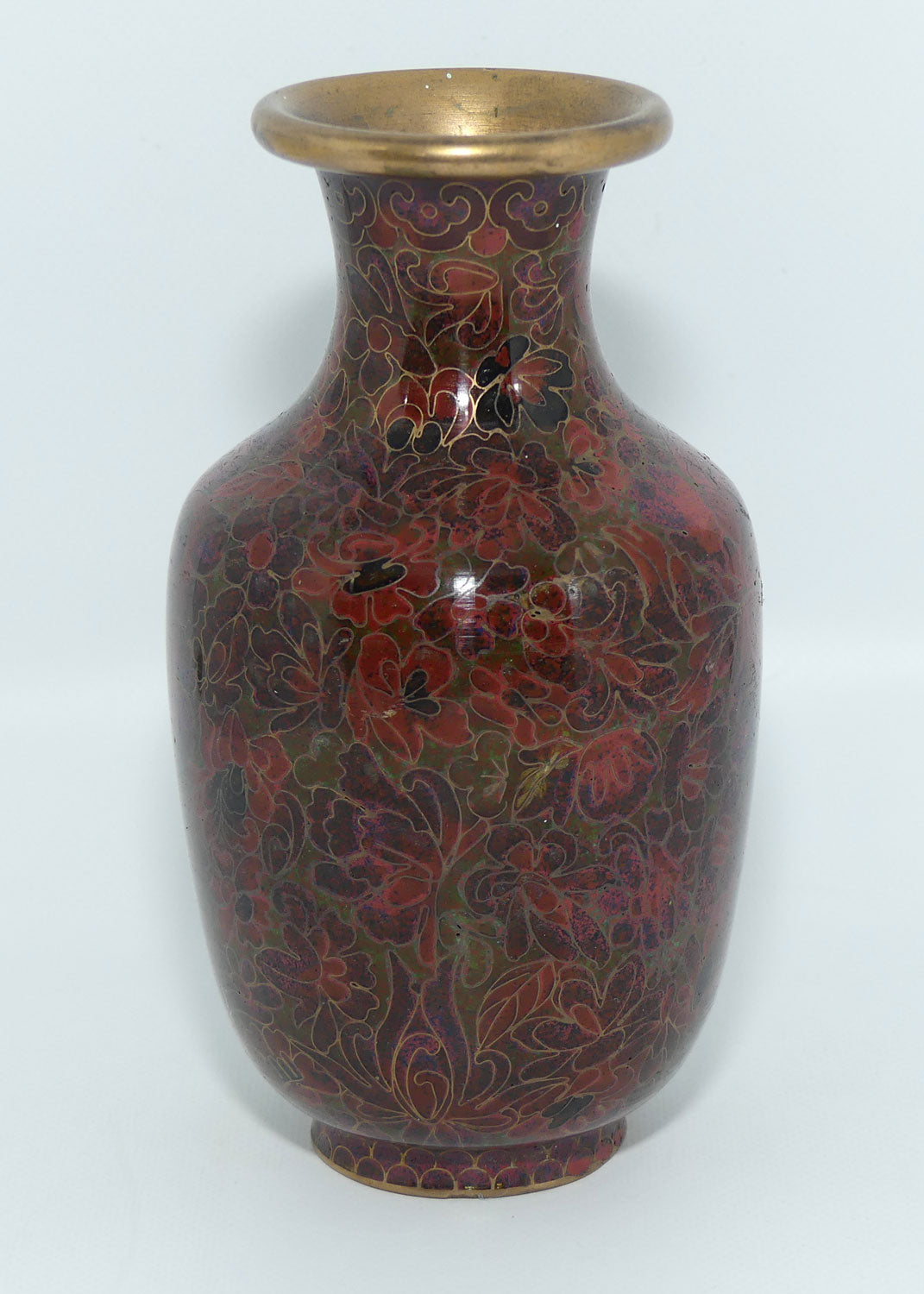 mid-century-cloisonne-vase-small-iron-red